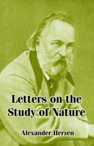 Cover image for Letters on the Study of Nature