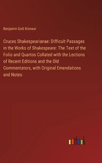 Cover image for Cruces Shakespearianae