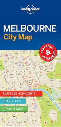 Cover image for Lonely Planet Melbourne City Map