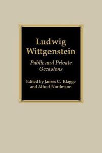Cover image for Ludwig Wittgenstein: Public and Private Occasions