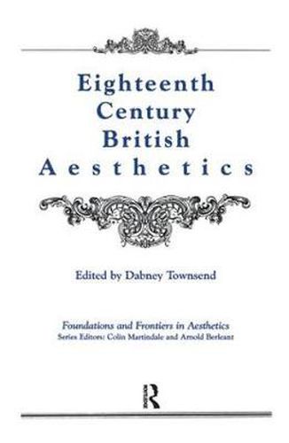 Cover image for Eighteenth-Century British Aesthetics