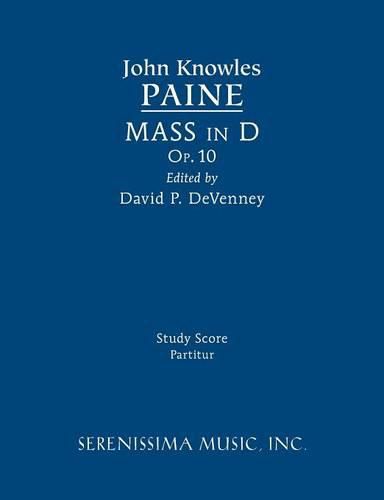 Mass in D, Op.10: Study score