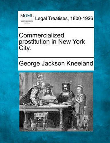 Cover image for Commercialized Prostitution in New York City.