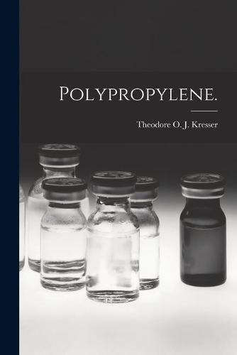 Cover image for Polypropylene.