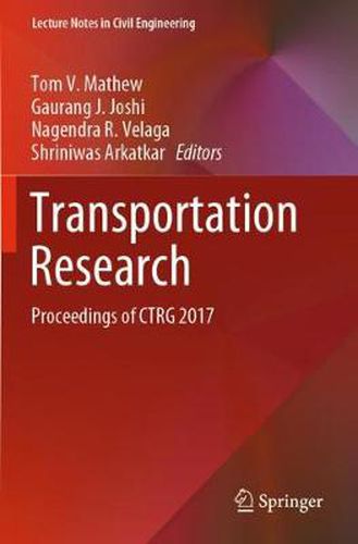 Cover image for Transportation Research: Proceedings of CTRG 2017