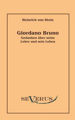 Cover image for Giordano Bruno: Gedanken uber seine Lehre und sein Leben