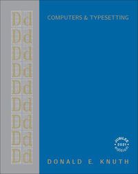 Cover image for Computers & Typesetting, Volume D: Metafont: The Program