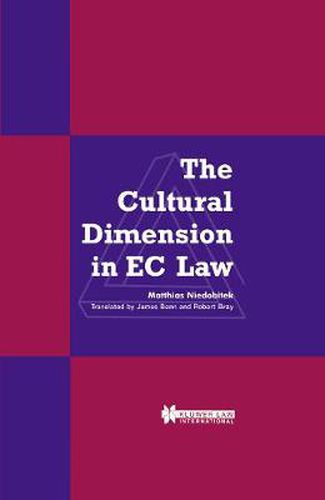 Cover image for The Cultural Dimension in EC Law