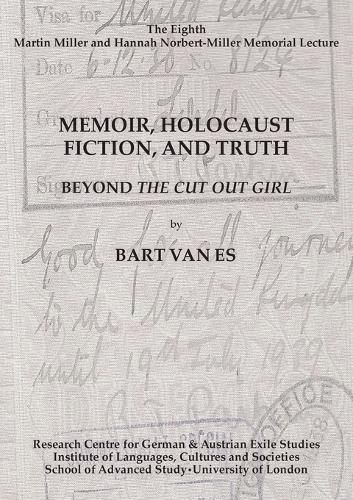 Memoir, Holocaust Fiction, and Truth. Beyond 'The Cut Out Girl'