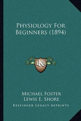 Cover image for Physiology for Beginners (1894)