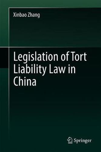 Cover image for Legislation of Tort Liability Law in China