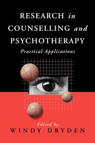 Cover image for Research in Counselling and Psychotherapy: Practical Applications