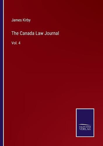 Cover image for The Canada Law Journal: Vol. 4