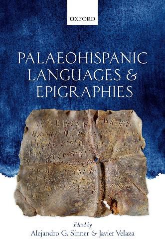 Cover image for Palaeohispanic Languages and Epigraphies