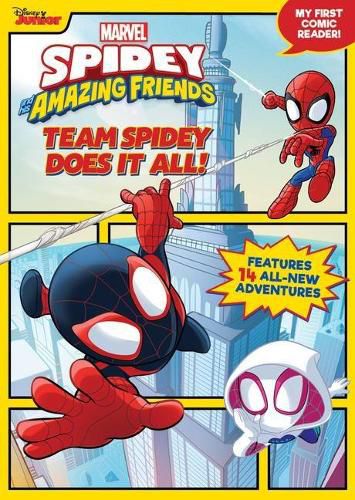 Cover image for Spidey and His Amazing Friends Team Spidey Does It All!: My First Comic Reader!