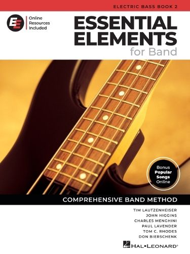 Cover image for Essential Elements for Band - Electric Bass Book 2 with Eei