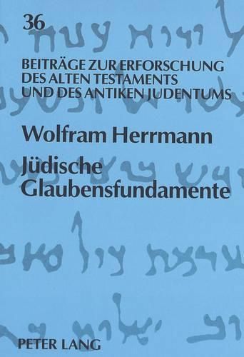 Cover image for Juedische Glaubensfundamente