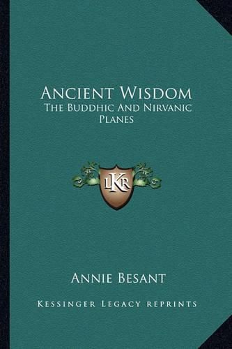 Cover image for Ancient Wisdom: The Buddhic and Nirvanic Planes