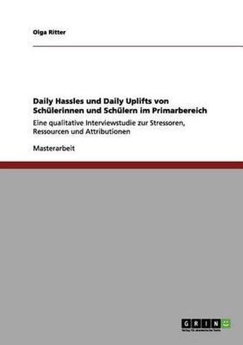 Cover image for Daily Hassles Und Daily Uplifts Von Schulerinnen Und Schulern Im Primarbereich