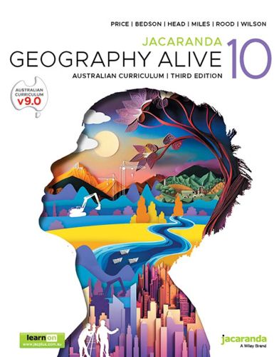 Cover image for Jacaranda Geography Alive 10 Australian Curriculum 3e learnON and Print