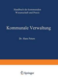 Cover image for Kommunale Verwaltung: Band I / II