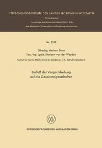 Cover image for Einfluss Der Vorgarndrehung Auf Die Gespinsteigenschaften