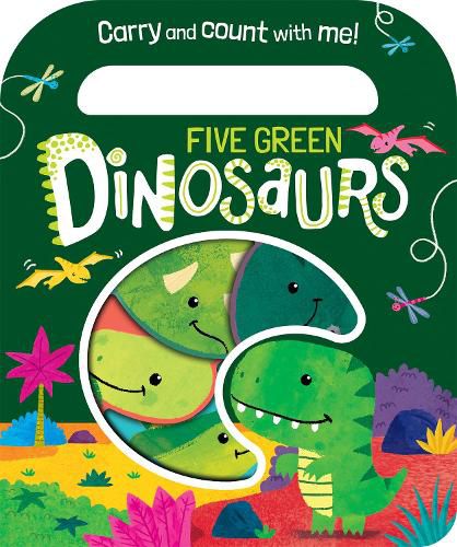 Cover image for Five Green Dinosaurs