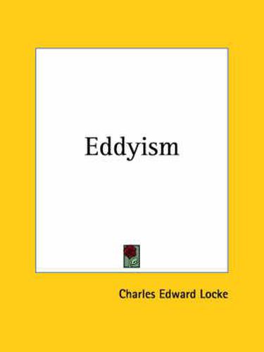 Cover image for Eddyism (1911)