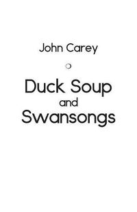Cover image for Duck Soup and Swansongs