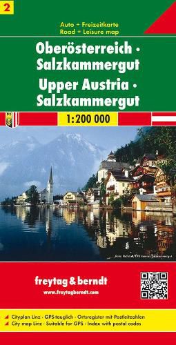 Sheet 2, Upper Austria - Salzkammergut Road Map 1:200 000