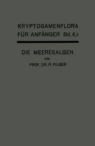Cover image for Die Algen: Dritte Abteilung Die Meeresalgen