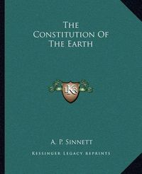 Cover image for The Constitution of the Earth