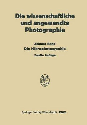 Cover image for Die Mikrophotographie