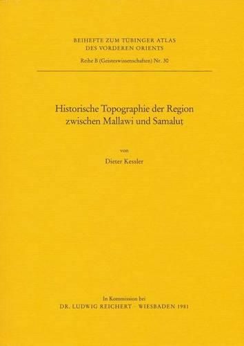 Cover image for Historische Topographie der Region Zwischen Mallawi Und Samalut