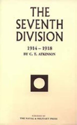 Cover image for Seventh Division 1914-1918