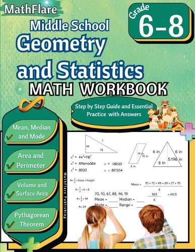 Cover image for Middle School Percent, Ratio and Proportion Workbook 6th to 8th Grade