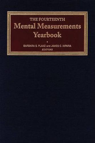 The Fourteenth Mental Measurements Yearbook