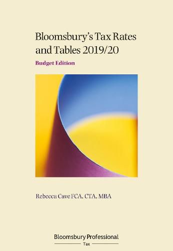 Cover image for Tax Rates and Tables 2019/20: Budget Edition