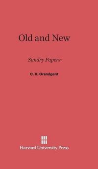 Cover image for Old and New