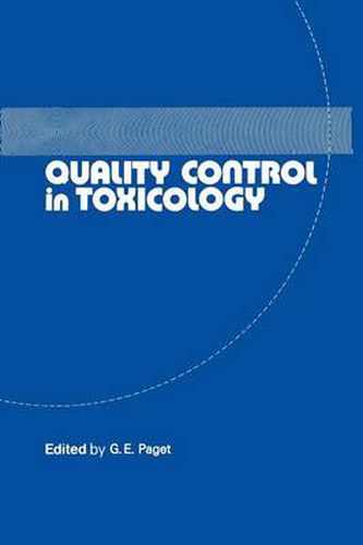 Cover image for Quality Control in Toxicology