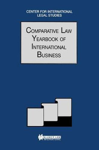 Cover image for The Comparative Law Yearbook of International Business