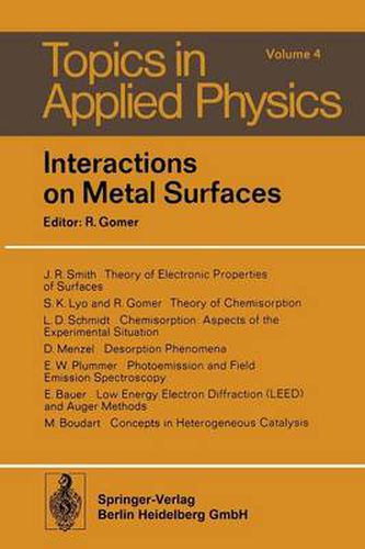 Cover image for Interactions on Metal Surfaces