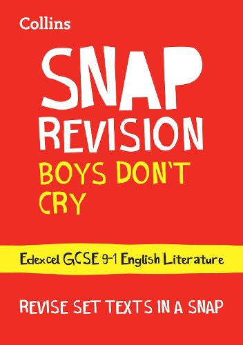 Cover image for Boys Don't Cry Edexcel GCSE 9-1 English Literature Text Guide: Ideal for Home Learning, 2022 and 2023 Exams