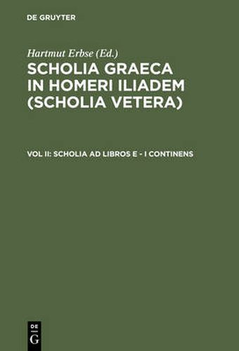 Cover image for Scholia Ad Libros E - I Continens