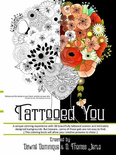 Cover image for Tattooed You, Adult Coloring Book