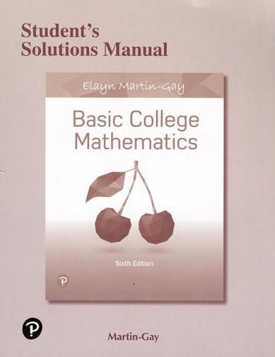 Cover image for Student Solutions Manual for Basic College Mathematics