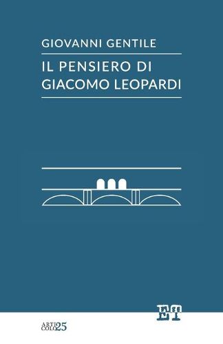 Cover image for Il pensiero di Giacomo Leopardi