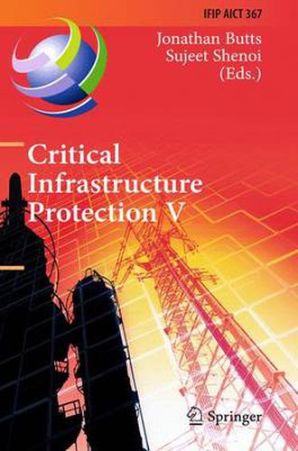 Cover image for Critical Infrastructure Protection V: 5th IFIP WG 11.10 International Conference on Critical Infrastructure Protection, ICCIP 2011, Hanover, NH, USA, March 23-25, 2011, Revised Selected Papers