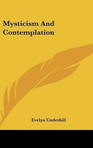 Cover image for Mysticism and Contemplation