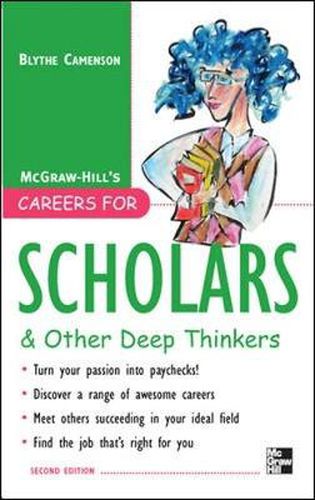 Cover image for Careers for Scholars & Other Deep Thinkers